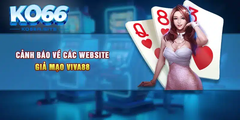 Cảnh báo về các website giả mạo Viva88