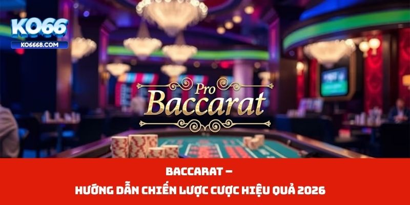 Baccarat – Hướng Dẫn Chiến Lược Cược Hiệu Quả 2026