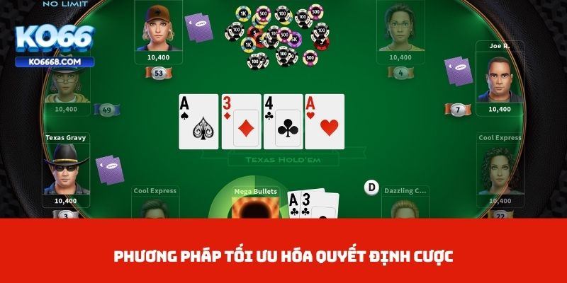 Phương pháp tối ưu hóa quyết định cược